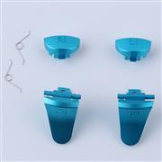 Replacement Metal R1L1 + r2l2 Trigger Buttons 4Pcs Set for PS4 Slim/Pro JDM-040 Controller Blue