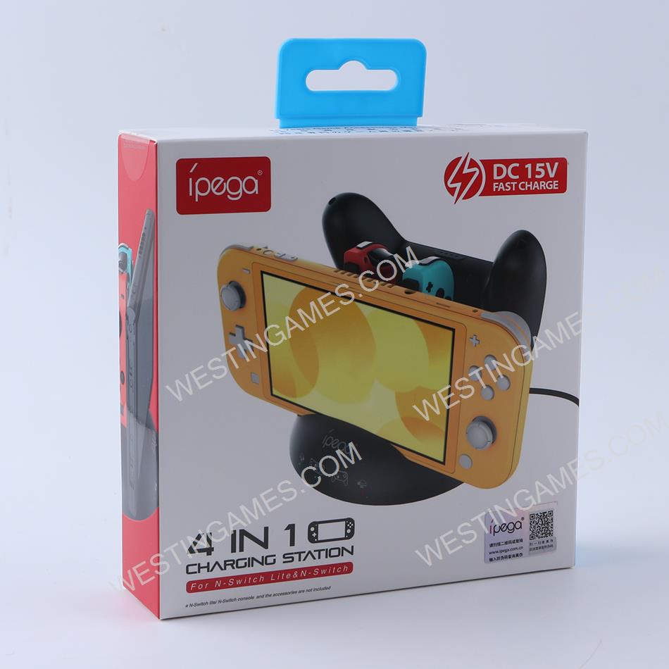 4in1 Multi-function DC 15V Fast Charging Controller and Console Stand for Nintendo Swtich and Lite