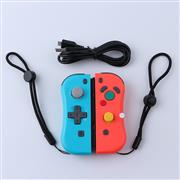NGC Style Left and Right Wireless Joycon Controller with NFC for Switch - Red and Blue