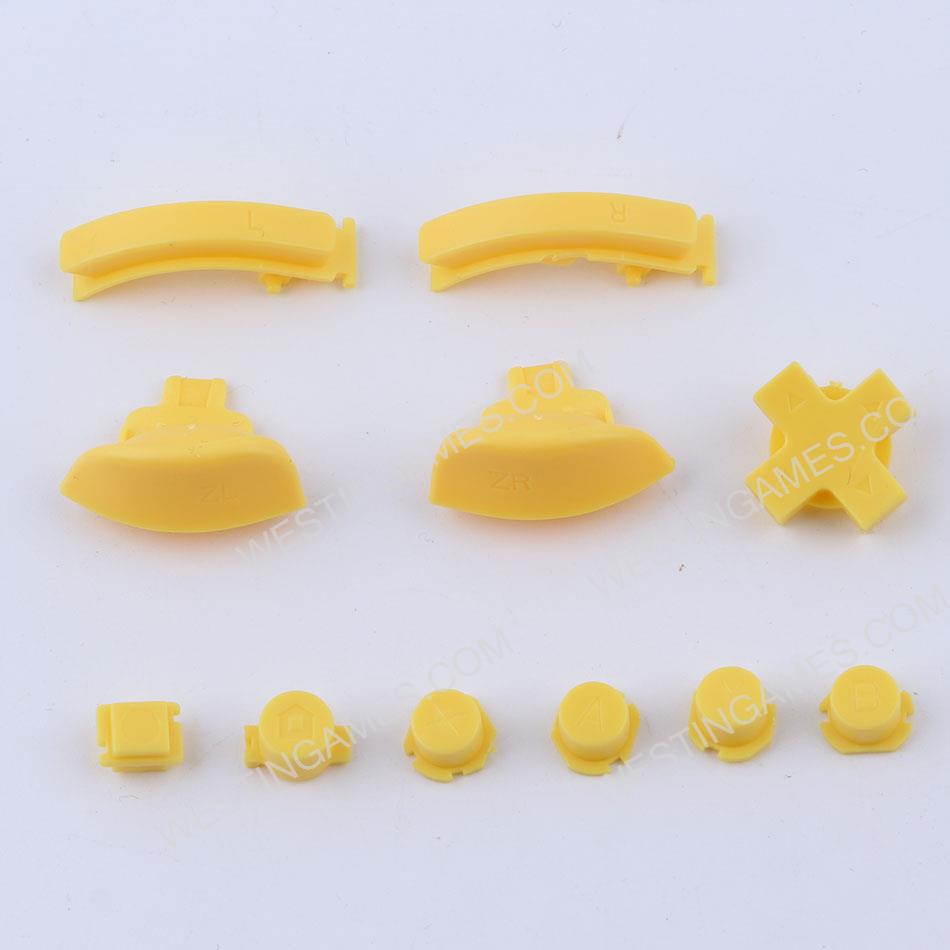 Complete ABXY and R L Key Button Accessoires for Nintendo Switch Lite - Yellow