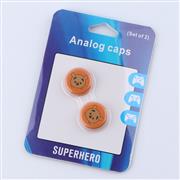 Superhero Supercap Thumb Grips Analog Caps Silicone Rubber For Switch and Lite Bear Brown
