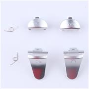 Replacement Metal R1L1 + r2l2 Trigger Buttons 4Pcs Set for PS4 Slim/Pro JDM-040 Controller Silver