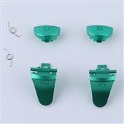Replacement Metal R1L1 + r2l2 Trigger Buttons 4Pcs Set for PS4 Slim/Pro JDM-040 Controller Green