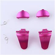 Metal Analog D-Pad ABXY r1l1 + r2l2 Buttons 11Pcs Set for ps4 slim/Pro Controller Pink