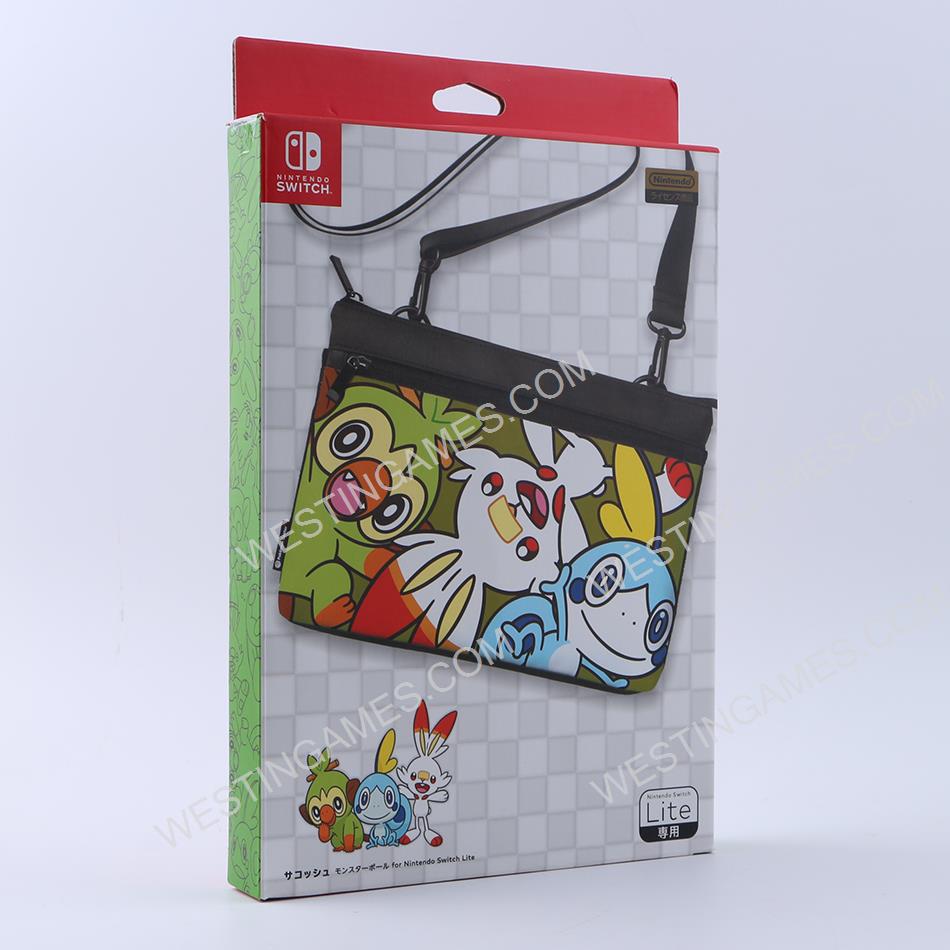 Carrying Pouch Case with clip-on strap for Nintendo Switch lite - Pokemon