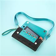 2in1 Deluxe Upgrade Travel Carrying Pouch Case with clip-on strap for Nintendo switch - Hatsune Miku 02