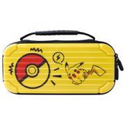 Yellow Protective Storage Hard Case Carrying Bag for Switch Lite - Pikachu and Pokeball