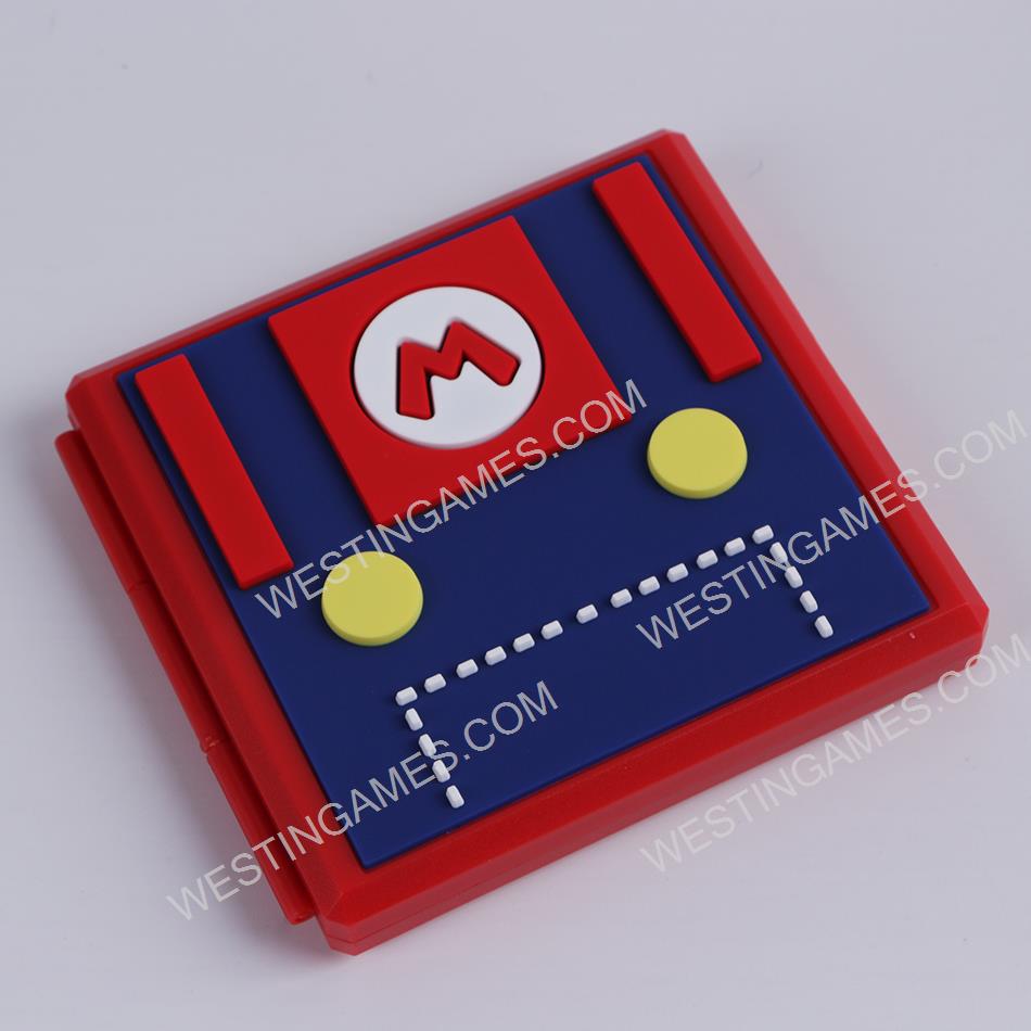 12 Slots Game Card Cartridge Storage Case Box for NS Switch - Classics Mario
