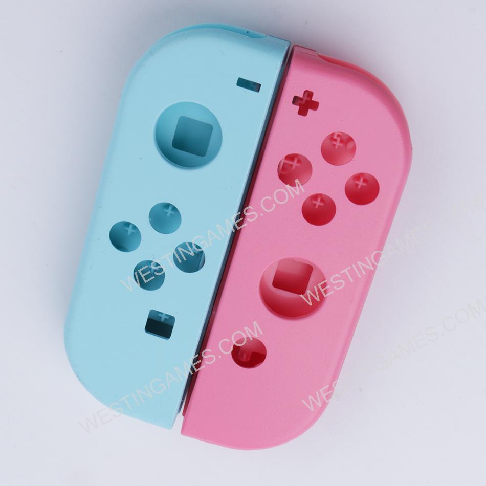 Left and Right Housing Cover Case Set for switch Joy-con light Blue and Pink