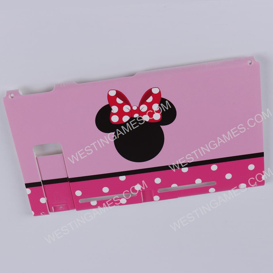 Fashion Design pink Rear Back Limited Cover for NS switch