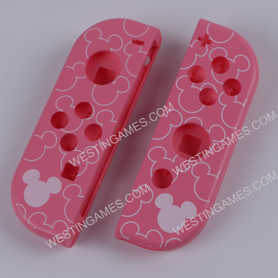 Left and Right Housing Cover Case Set for switch Joy-con light Pink Minnie