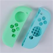 Protective Anti-Slip Soft Silicone Skin Case Set for NS switch Joy-Con Controller - Green Blue