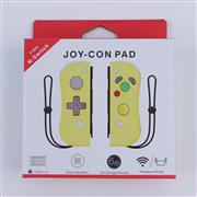 NGC Style Left and Right Wireless Joycon Controller with NFC for Switch - yellow