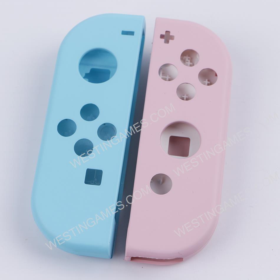 Handfeel Left and Right Housing Cover Case Set for Switch Joy-con light Blue and Pink