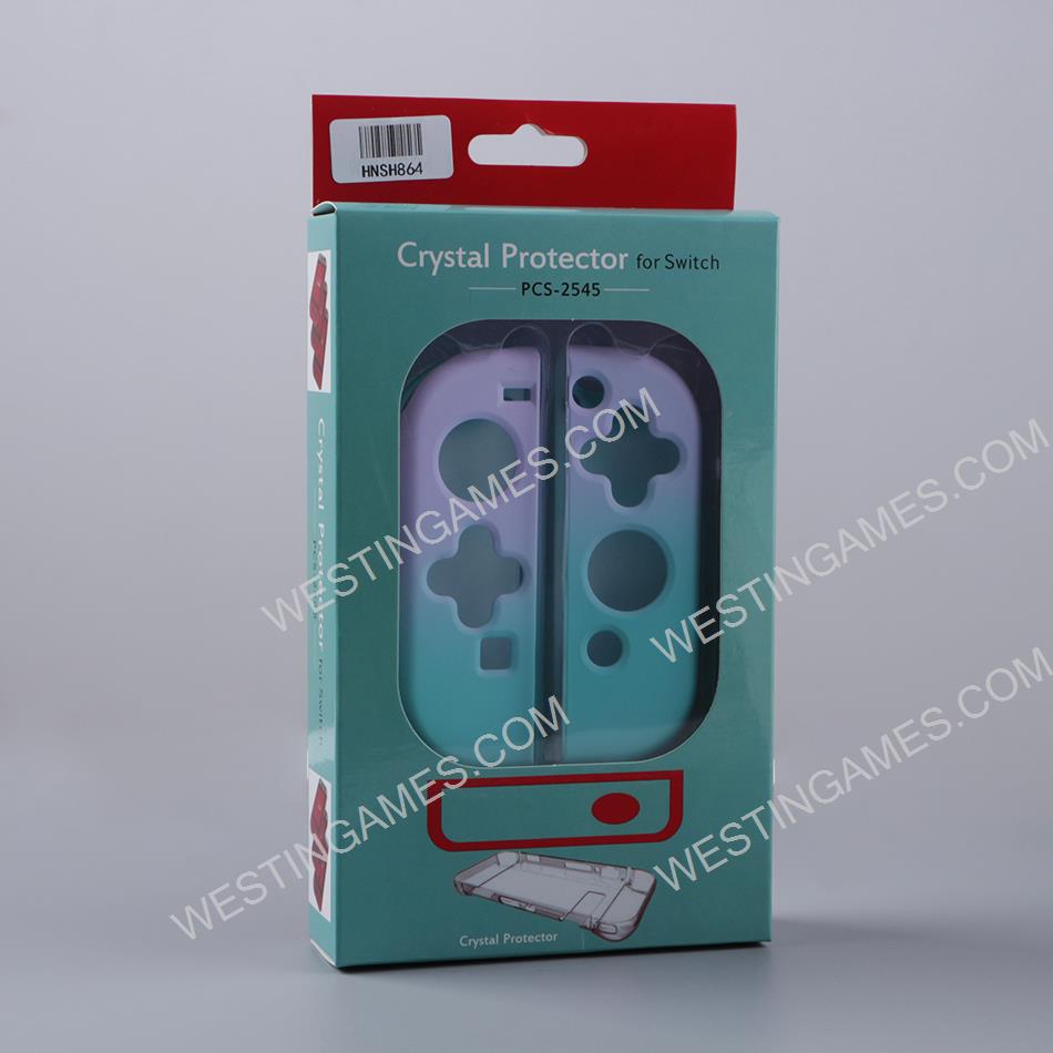 Handfeel Gradient rear Back Housing Case for Switch Console Purple-Green