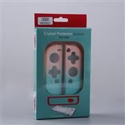 Handfeel Gradient rear Back Housing Case for Switch Console Green-pink