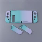 Handfeel Gradient rear Back Housing Case for Switch Console Purple-Green 02