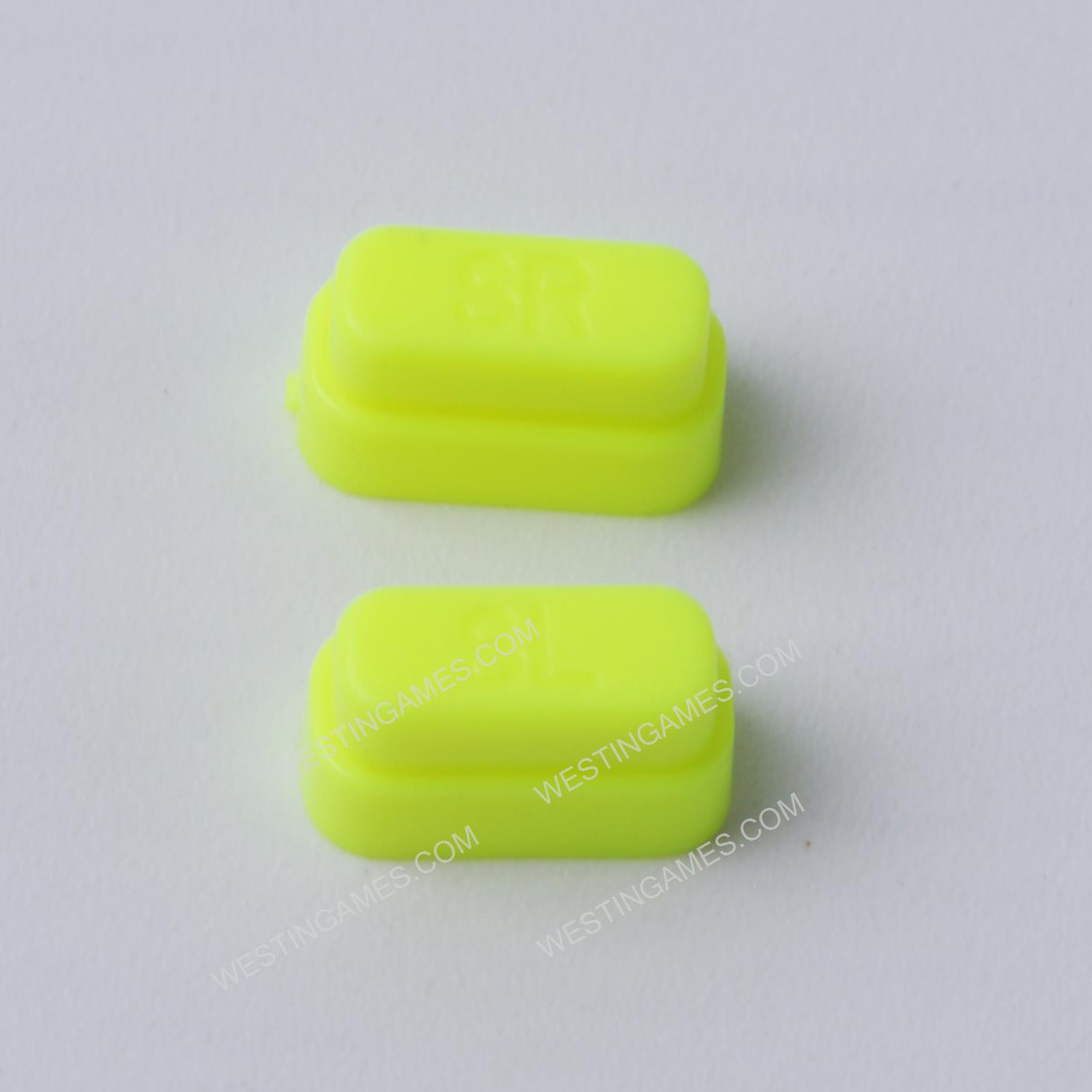 Replacmenet SL SR Plastic Button Set for Switch Joycon - Lemon Yellow
