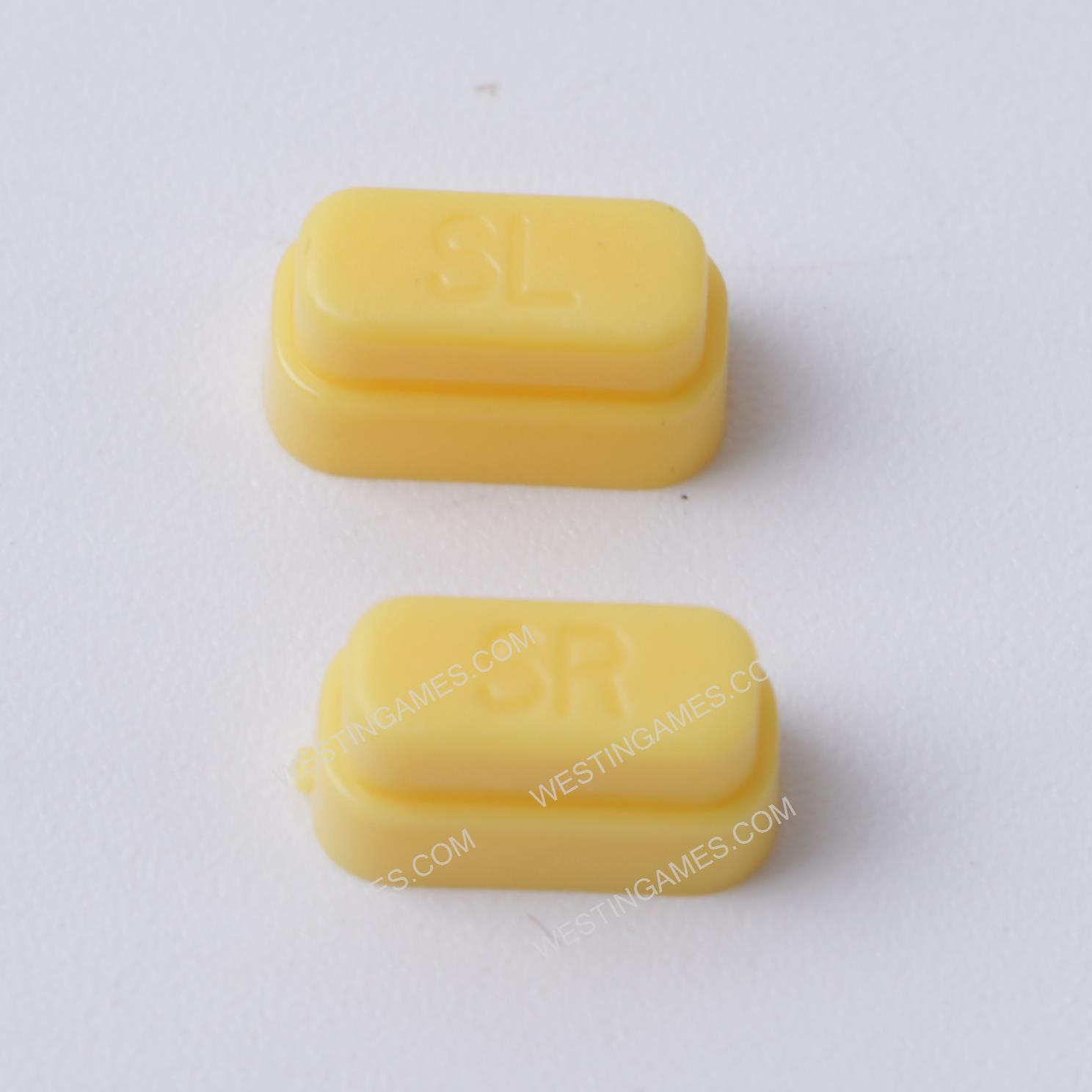 Replacmenet SL SR Plastic Button Set for Switch Joycon - Yellow
