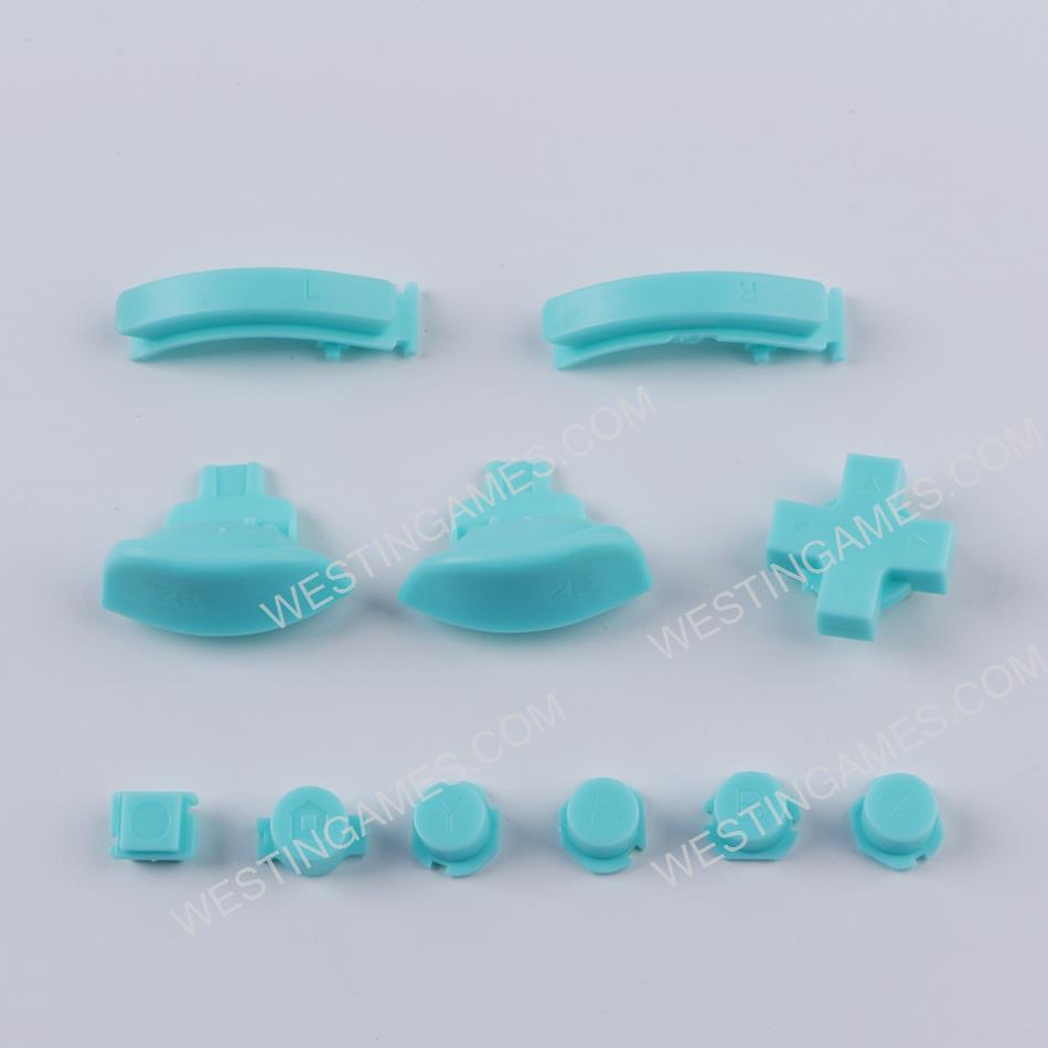 Complete ABXY and R L Key Button Accessoires for Nintendo Switch Lite - light blue