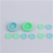 4in1 Cut Cat Paw Thumb Grips Analog Caps Silicone with ABXY Button Grip For Switch - light Blue 03