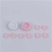 4in1 Cut Cat Paw Thumb Grips Analog Caps Silicone with ABXY Button Grip For switch light Pink Limite 03