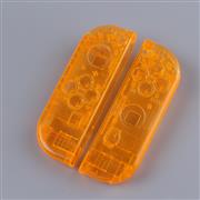 Left and Right Housing Cover Case Set replacement for switch Joy-con Transparent Orange