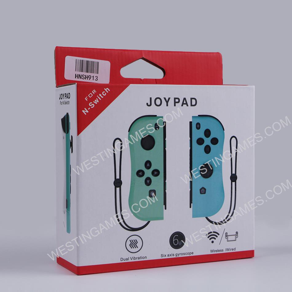 New Design Left and Right Wireless Joycon Controller for Switch Console Blue-Green