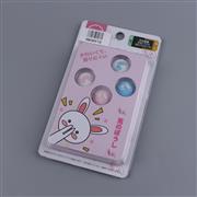 New 4in1 Thumb Grips Analog Caps Silicone Rubber For NS Switch - Bunny ears
