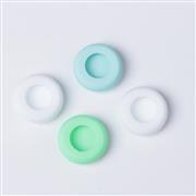 4in1 Cut Cat Paw Thumb Grips Analog Caps Silicone For Switch Pro and PS4 Blue and Green 03