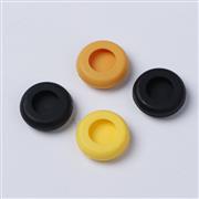 4in1 Cut Cat Paw Thumb Grips Analog Caps Silicone For Switch Pro and PS4 Brown and Yellow 03