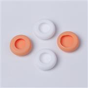 4in1 Cut Cat Paw Thumb Grips Analog Caps Silicone For Switch Pro and PS4 Orange and White 03