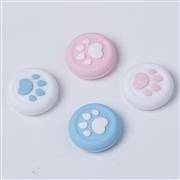4in1 Cut Cat Paw Thumb Grips Analog Caps Silicone For Switch Pro and PS4 Blue and Pink 02