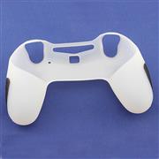 New Soft Silicone Thicker Half Skin Rubber Cover for ps4 Controller - White