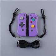 NGC Style Left and Right Wireless Joycon Controller with NFC for Switch - Purple 02