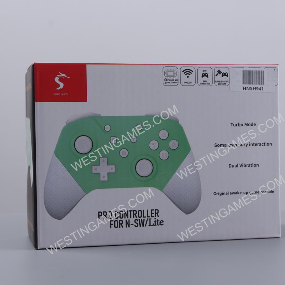 Bluetooth Wireless Handheld Controller Complete Function for Switch Green-White