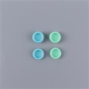 New 4in1 Fps Higher Thumb Grips Analog Caps Silicone Rubber For NS switch - Racoon blue and green 04