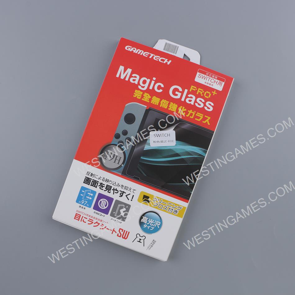 9H Tempered Glass Film 0.23mm Screen Protector Guard Limited for NS switch - Kirby