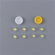 Cut Cat Paw Thumb Grips Analog Caps with lovely D-pad and ABXY Key Button For switch Yellow 03