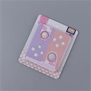 Cut Cat Paw Thumb Grips Analog Caps with lovely D-pad and ABXY Key Button For switch White