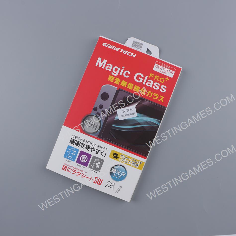 9H Tempered Glass Film 0.23mm Screen Protector Guard Limited for NS switch - Animal Crossing