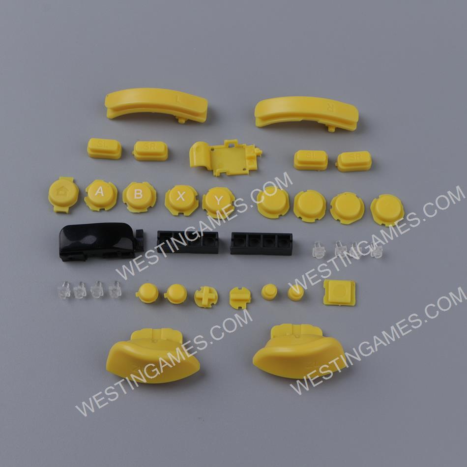 Complete Key Button Accessoires for Switch L R Joycon Controller - Yellow