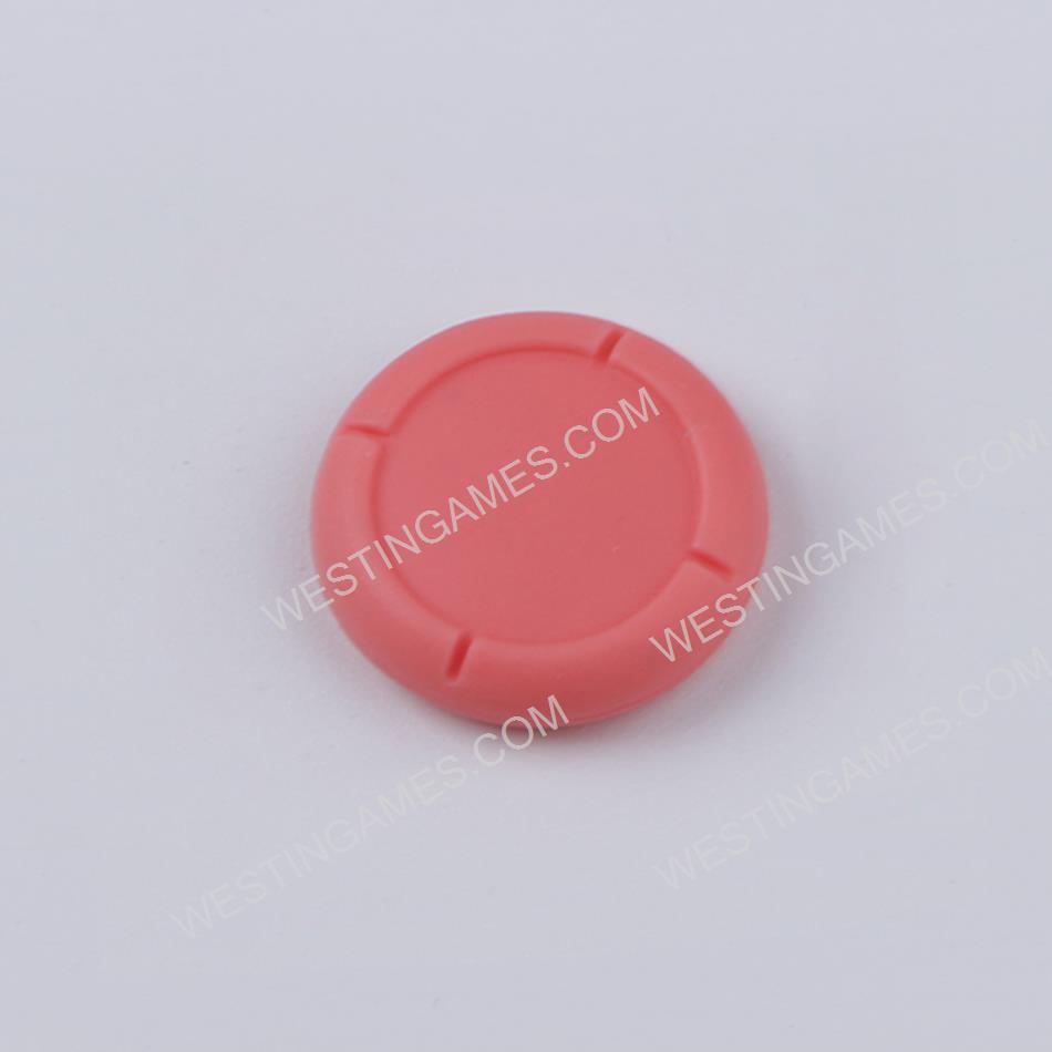 Replacement Analog Stick Silicon Grip Cap for switch and Lite - Coral pink