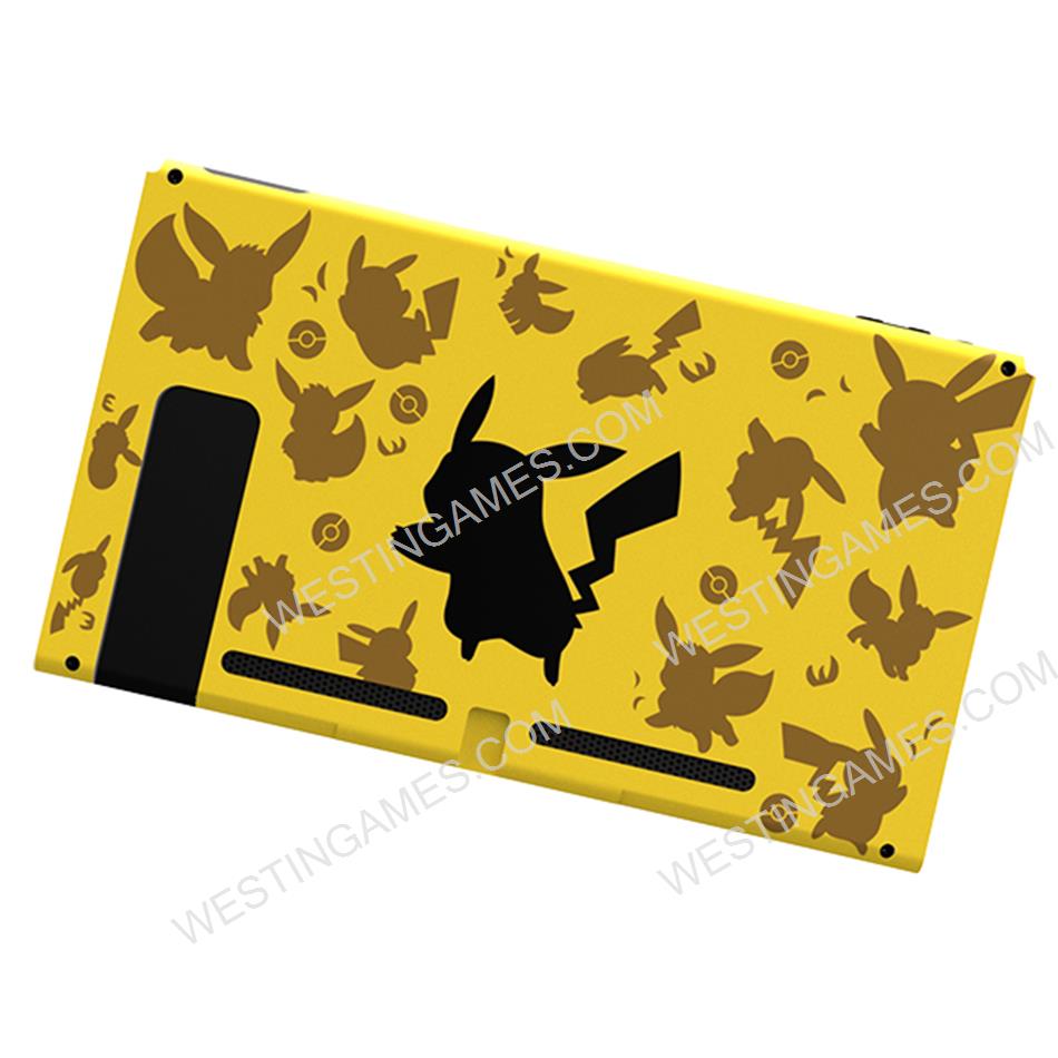 Fashion Design Rear Back Picachu Limited Cover for NS Switch