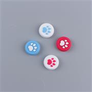 4in1 Cut Cat Paw Thumb Grips Analog Caps Silicone For Switch Pro and PS4 Deep Blue and Red 02