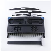 6in1 Multifunctional Cooling Stand with Discs Slot and Controller Charging LED Dock for ps4/Slim/PRO