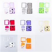 Complete Clear Housing Shell Cover Case Replacement for GBA SP - Colorfur