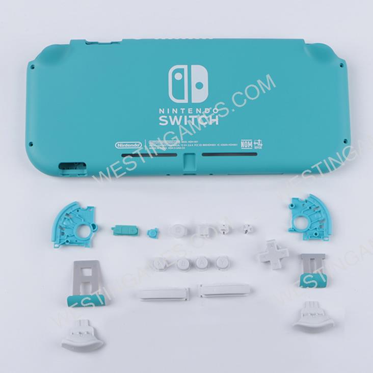 Original Complete Housing Shell Case with Button Key Replacement for Nintendo Switch Lite - Turquois
