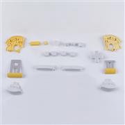 Original Complete ABXY and R L Key Button Accessoires for switch Lite - yellow