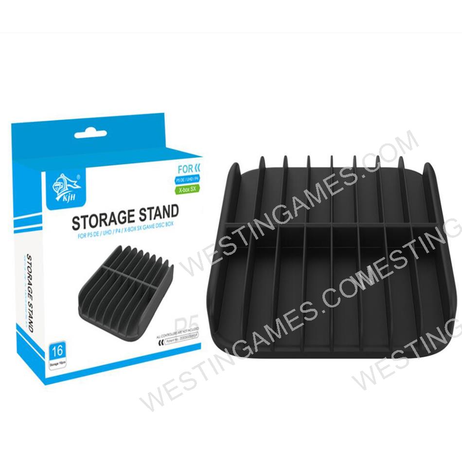game disc storage box stand for ps5 xbox series x and ps4